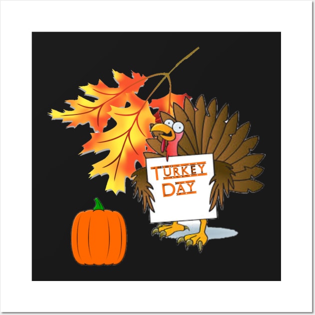 Turkey Day Wall Art by DanielT_Designs